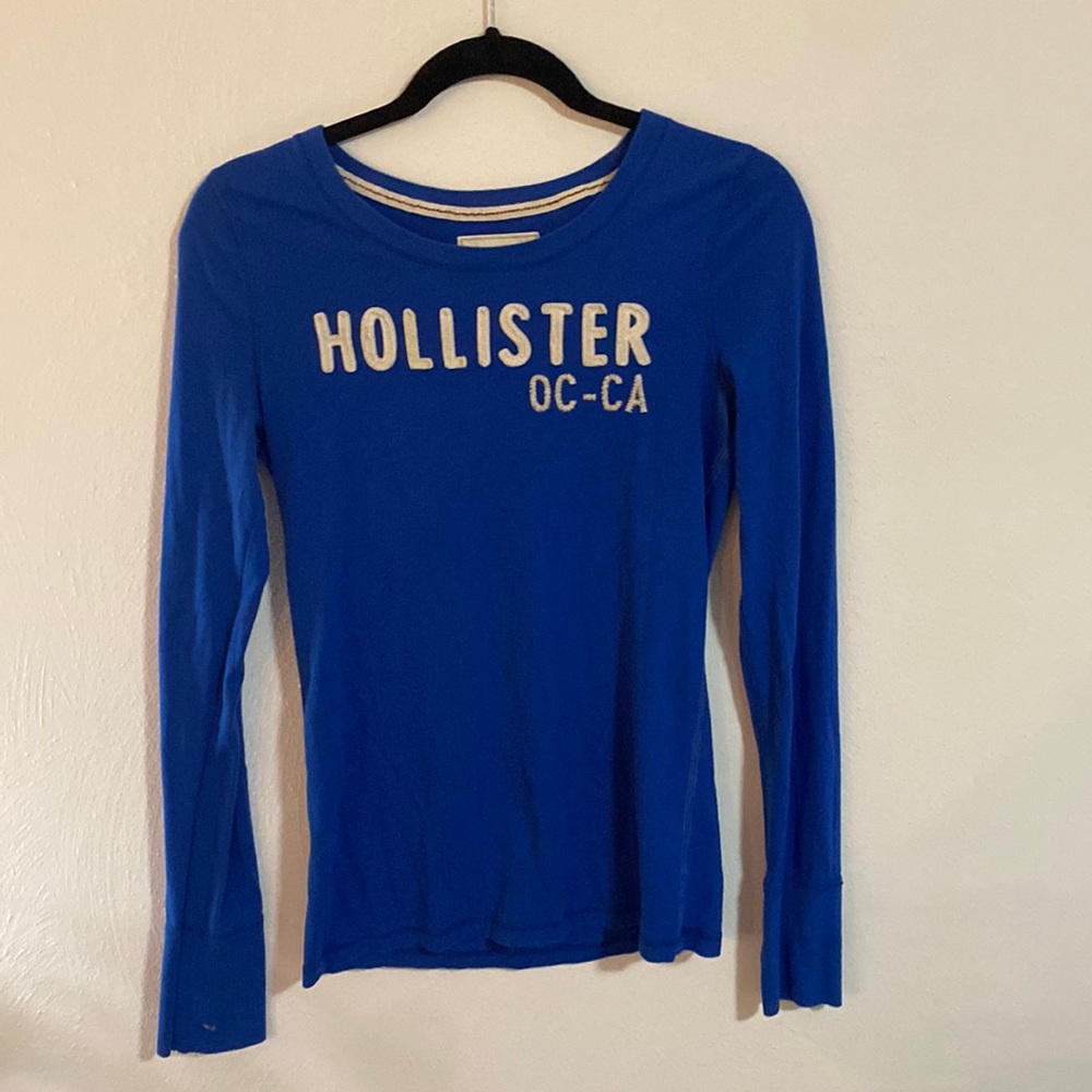 Hollister Blue Large Tee Shirt
